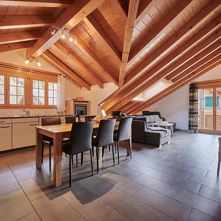 公寓 Staubbach, Views, Spacious, Family Friendly 劳特布龙嫩