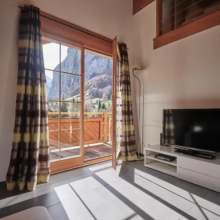 Staubbach, Views, Spacious, Family Friendly Lejlighed Lauterbrunnen